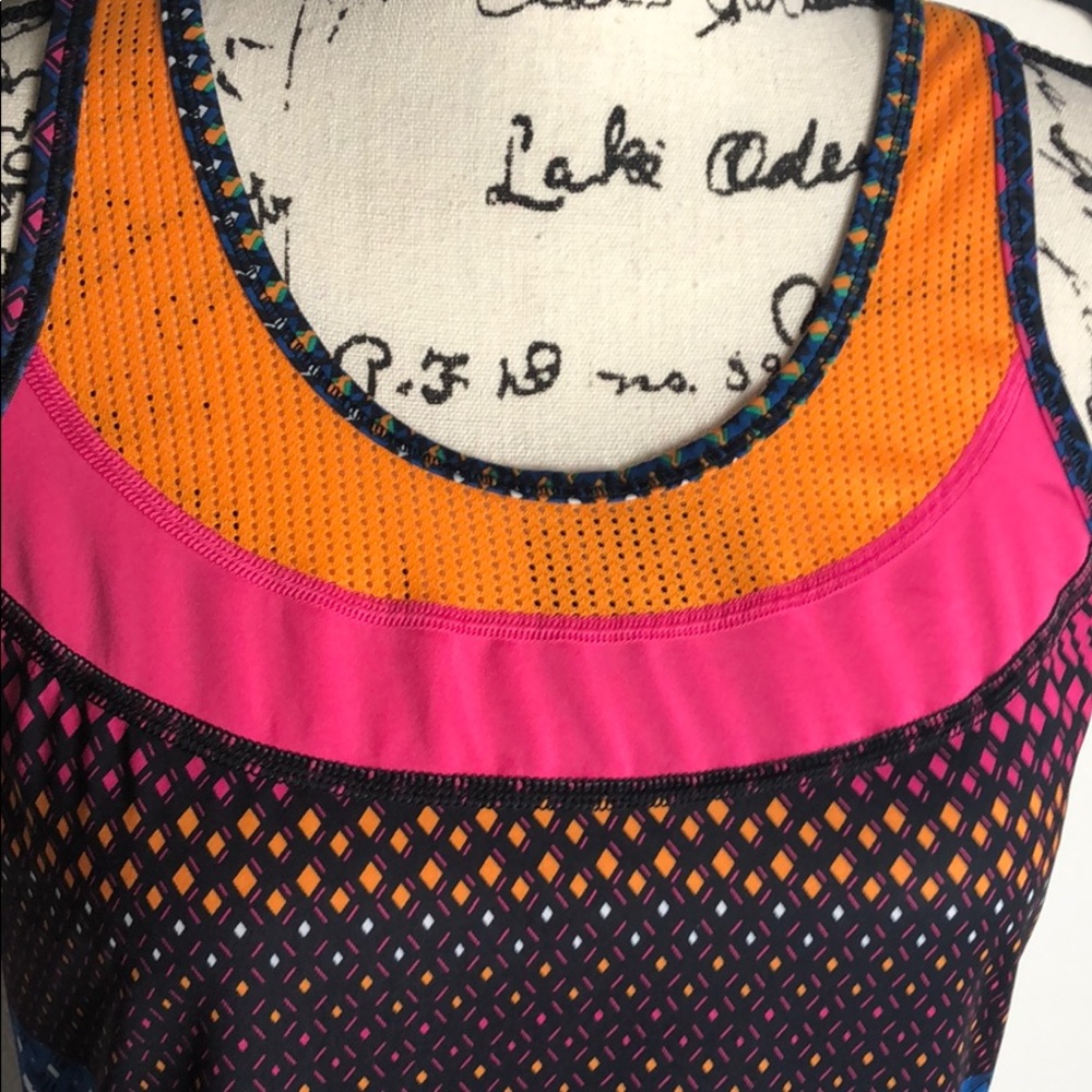 Fila Athletic Multicolored Razor Back Tank Size S - Picture 3 of 5